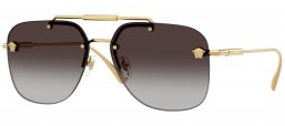 Gafas de Sol - Versace - VE2296 - 100284  GOLD // GREY GRADIENT