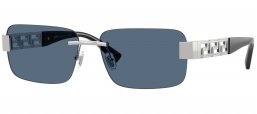 Gafas de Sol - Versace - VE2298 - 100180  SILVER // DARK BLUE