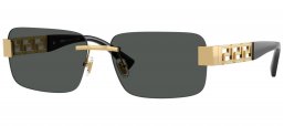 Gafas de Sol - Versace - VE2298 - 100287  GOLD // DARK GREY