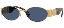 Gafas de Sol - Versace - VE2299 - 100280  GOLD // DARK BLUE