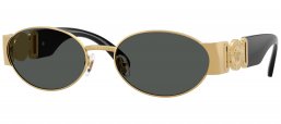 Gafas de Sol - Versace - VE2299 - 100287  GOLD // DARK GREY