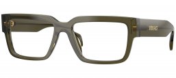 Monturas - Versace - VE3374U - 5542  TRANSPARENT LIGHT GREEN