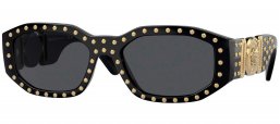 Gafas de Sol - Versace - VE4361 - 539787 BLACK // DARK GREY