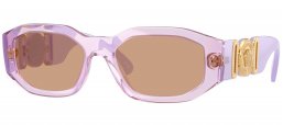 Gafas de Sol - Versace - VE4361 - 552663  TRANSPARENT LAVENDER // LIGHT BROWN