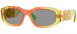 Gafas de Sol - Versace - VE4361 - 5530/1 YELLOW RED GREEN GRADIENT // GREY