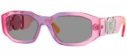 Gafas de Sol - Versace - VE4361 - 5537/1  VIOLET PINK ORANGE GRADIENT // GREY