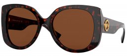 Gafas de Sol - Versace - VE4387 - 108/73 DARK HAVANA // BROWN