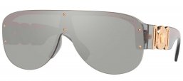 Gafas de Sol - Versace - VE4391 - 311/6G TRANSPARENT GREY // LIGHT GREY MIRROR SILVER