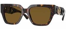 Gafas de Sol - Versace - VE4409 - 108/73 HAVANA // DARK BROWN