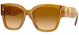 Gafas de Sol - Versace - VE4437U - 53472L  TRANSPARENT HONEY // OCHRE GRADIENT YELLOW