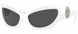 Gafas de Sol - Versace - VE4450 - 314/87 WHITE // DARK GREY
