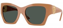 Gafas de Sol - Versace - VE4452 - 551787  PLAIN CAMEL // DARK GREY