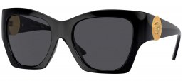 Gafas de Sol - Versace - VE4452 - GB1/87  BLACK // DARK GREY