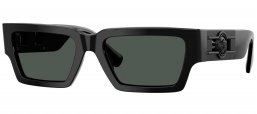 Gafas de Sol - Versace - VE4459 - 536087  BLACK // DARK GREY