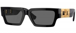 Gafas de Sol - Versace - VE4459 - GB1/87 BLACK // DARK GREY