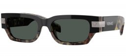 Gafas de Sol - Versace - VE4465 - 545687  HAVANA // DARK GREY