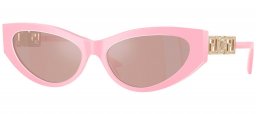 Gafas de Sol - Versace - VE4470B - 5473/5 PEARL PASTEL PINK // LIGHT PINK MIRROR SILVER