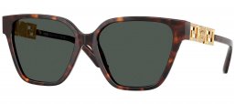 Gafas de Sol - Versace - VE4471B - 108/87 HAVANA // DARK GREY