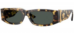 Gafas de Sol - Versace - VE4476U - 777/87 HAVANA BROWN YELLOW // DARK GREY