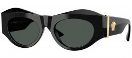 Gafas de Sol - Versace - VE4477U - GB1/87 BLACK // DARK GREY