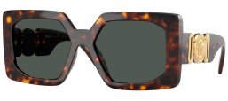 Gafas de Sol - Versace - VE4478U - 108/87 HAVANA // DARK GREY