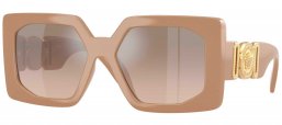 Gafas de Sol - Versace - VE4478U - 549961  BEIGE // BROWN GRADIENT SILVER MIRROR GREY