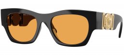 Gafas de Sol - Versace - VE4479U - GB1/7 BLACK // ORANGE