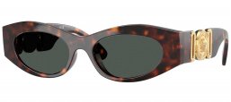 Gafas de Sol - Versace - VE4480U - 108/87 HAVANA // DARK GREY