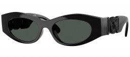 Gafas de Sol - Versace - VE4480U - 536087  BLACK // DARK GREY