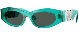 Gafas de Sol - Versace - VE4480U - 552987  OPAL GREEN // DARK GREY