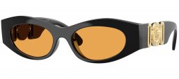 Gafas de Sol - Versace - VE4480U - GB1/7 BLACK // ORANGE