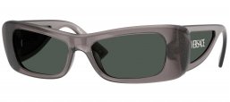 Gafas de Sol - Versace - VE4481 - 550287  TRANSPARENT GREY GLITTER // DARK GREY