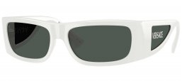 Gafas de Sol - Versace - VE4482 - 314/87 WHITE // DARK GREY