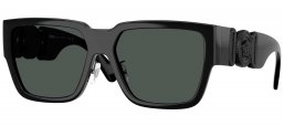 Gafas de Sol - Versace - VE4483D - 536087  BLACK // DARK GREY