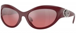 Gafas de Sol - Versace - VE4485 - 54877E  BURGUNDY // PINK GRADIENT SILVER MIRROR