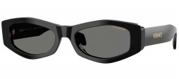 Gafas de Sol - Versace - VE4487 - GB1/81 BLACK // DARK GREY POLARIZED
