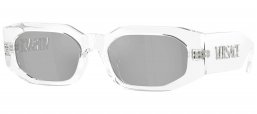 Gafas de Sol - Versace - VE4489U - 148/8V TRANSPARENT // GREY MIRROR SILVER