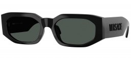 Gafas de Sol - Versace - VE4489U - 536087  BLACK // DARK GREY