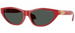 Gafas de Sol - Versace - VE4491U - 538887  RED // DARK GREY