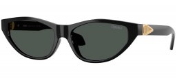 Gafas de Sol - Versace - VE4491U - GB1/87 BLACK // DARK GREY