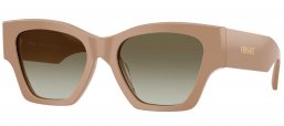 Gafas de Sol - Versace - VE4492U - 55178E  CAMEL // GREEN GRADIENT