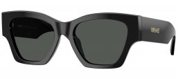 Gafas de Sol - Versace - VE4492U - GB1/87  BLACK // DARK GREY