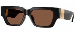 Gafas de Sol - Versace - VE4497U - 554373  TRANSPARENT BROWN // BROWN