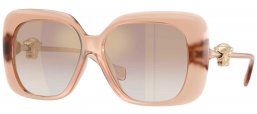 Gafas de Sol - Versace - VE4499U - 55386E  OPAL PINK // BROWN GRADIENT MIRROR GOLD