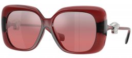 Gafas de Sol - Versace - VE4499U - 55397E  TRANSPARENT RED // PINK GRADIENT MIRROR SILVER