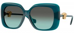 Gafas de Sol - Versace - VE4499U - 55402A  TRANSPARENT BLUE // GREEN GRADIENT