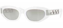 Gafas de Sol - Versace - VE4501 - 314/6V WHITE // GREY GRADIENT MIRROR SILVER