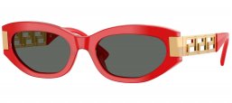 Gafas de Sol - Versace - VE4501 - 554287  RED // DARK GREY