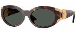 Gafas de Sol - Versace - VE4503U - 108/87 HAVANA // DARK GREY