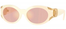 Gafas de Sol - Versace - VE4503U - 55331T  WHITE // PINK MIRROR GOLD